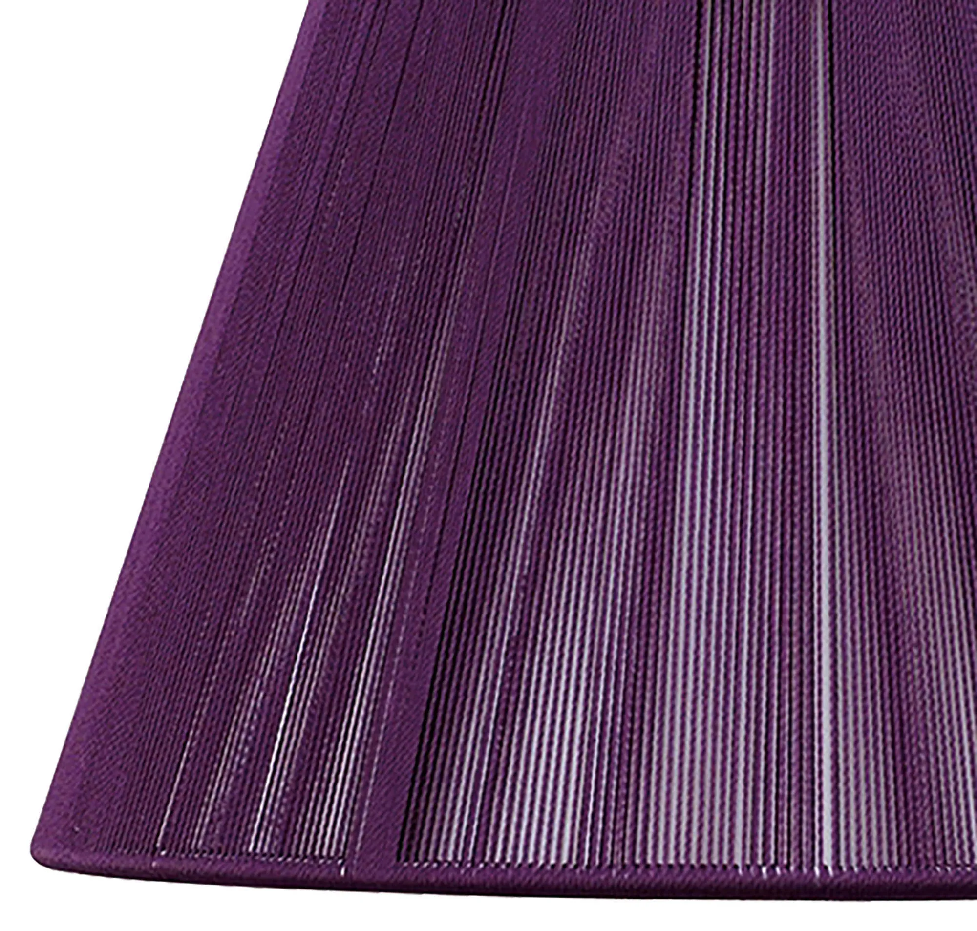 Silk 40cm String Shade Aubergine MS071  Mantra Fusion Silk String Shades